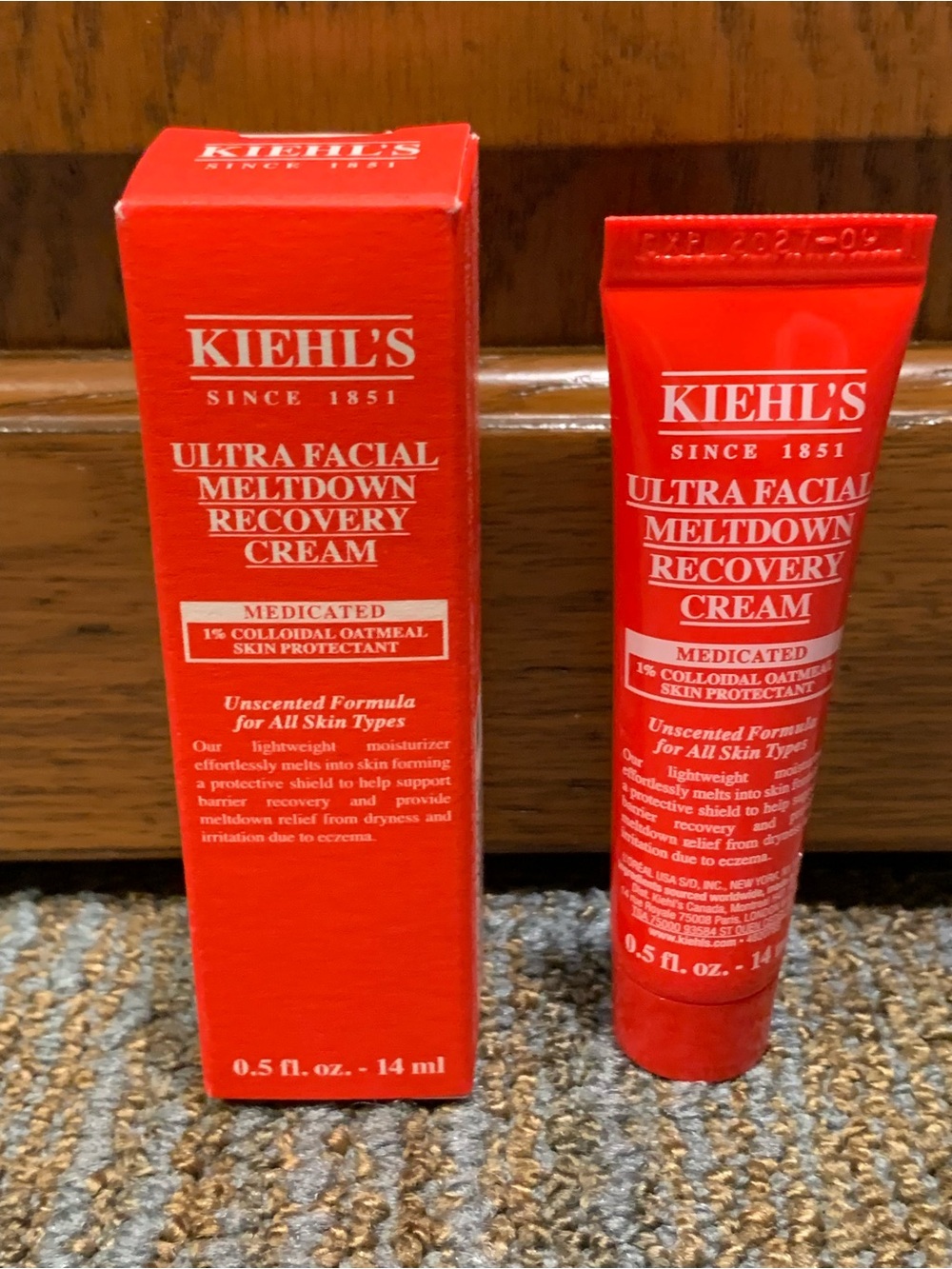 Kiehl's Ultra Facial Meltdown Recovery Cream - Red Packaging .05 fl. oz. BNIB